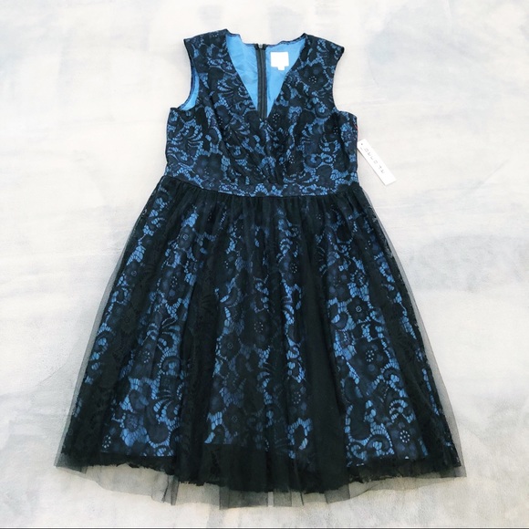 Black and Blue Lace Dress from ModCloth - Picture 6 of 8